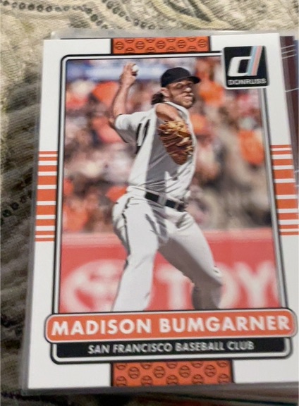 2015 Donruss #150 Madison Bumgarner — front