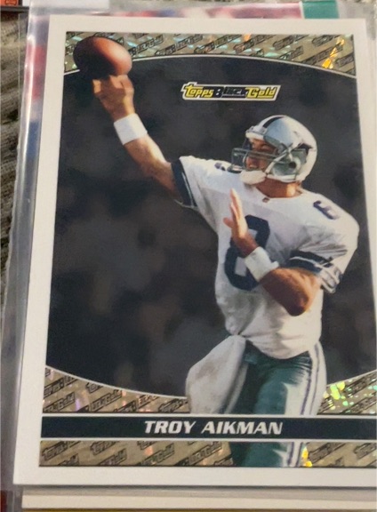 1993 Topps Black Gold #8 Troy Aikman — front