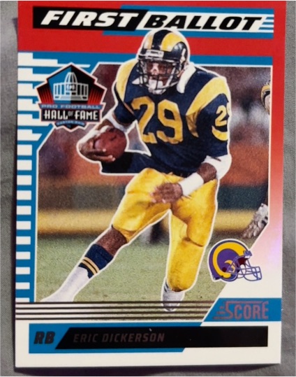 2025 Score #4 Eric Dickerson First Ballot — front