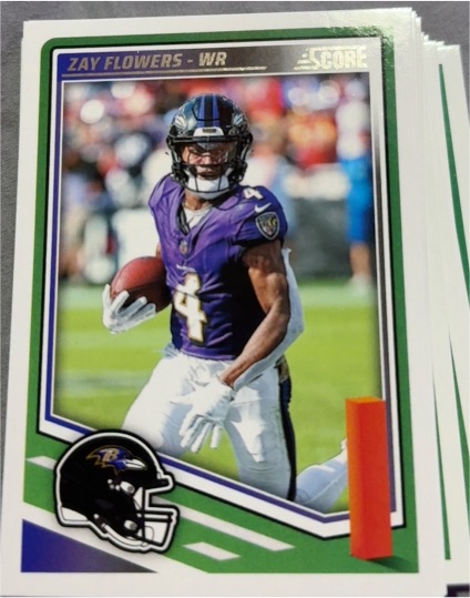 2025 Panini Score #267 Zay Flowers — front