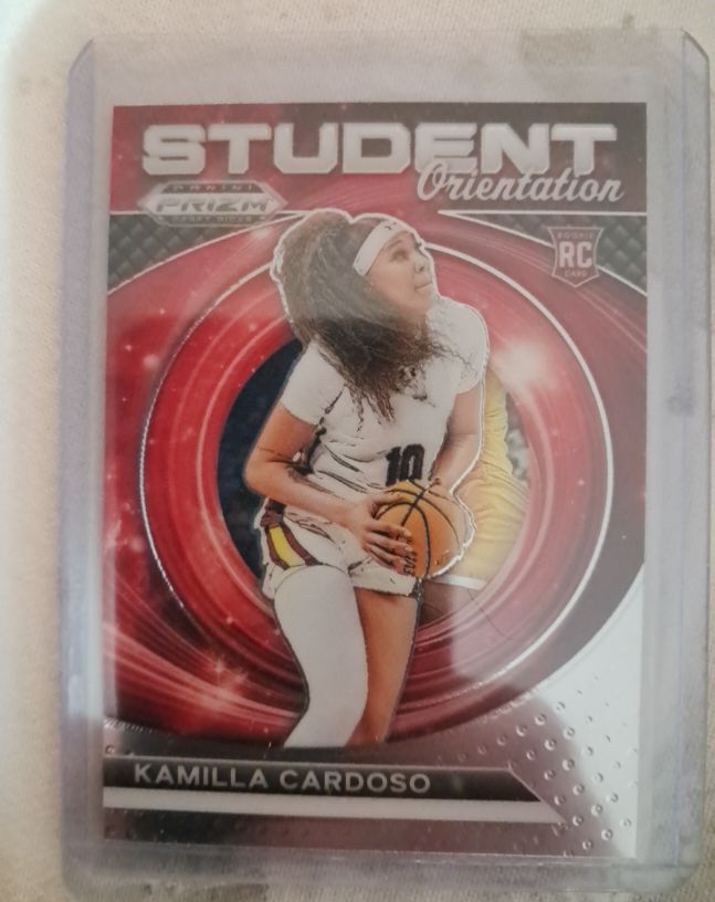 2024 Panini Prizm Draft Picks Student Orientation #4 Kamilla Cardoso — front