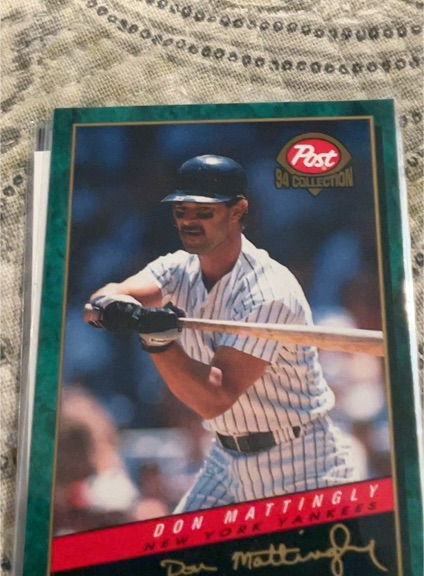 1994 Post Collection #2 Don Mattingly — front