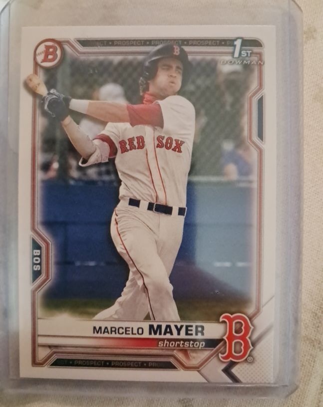 2021 Bowman Draft #BD174 Marcelo Mayer — front