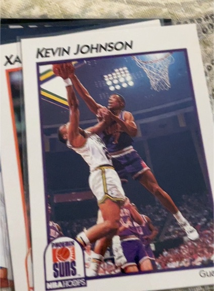 1991-92 Hoops McDonald's #33 Kevin Johnson Phoenix Suns — front