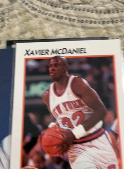 1991-92 Hoops #27 Xavier McDaniel — front