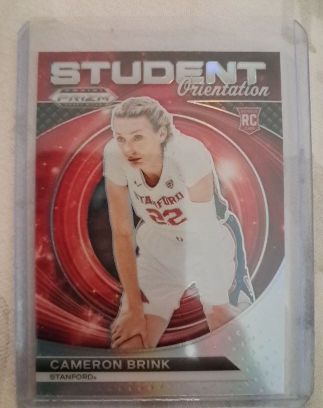 2024 Panini Prizm Draft Picks Student Orientation #3 Cameron Brink — front