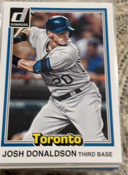 1981 Donruss #20 Josh Donaldson — front