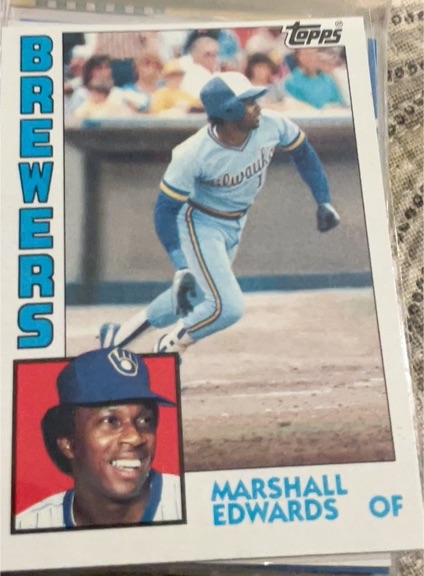 1984 Topps #167 Marshall Edwards — front