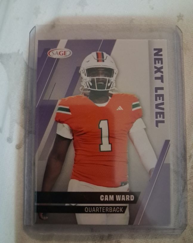 2025 Sage High Series #104 Cam Ward Next Level — front