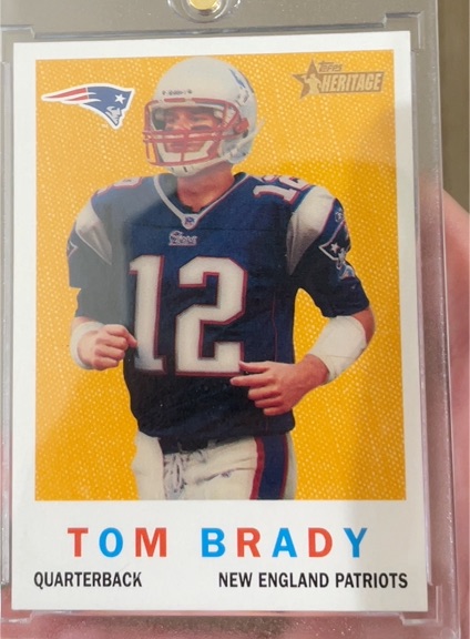 2005 Topps Heritage #69 Tom Brady — front
