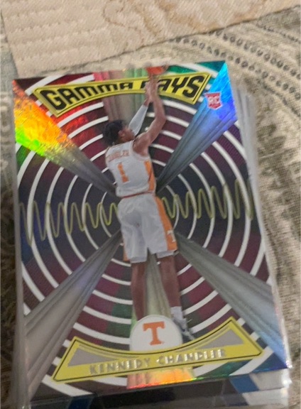 2022 Panini Chronicles Draft Picks Gamma Rays #ZG-KCH Kennedy Chandler — front