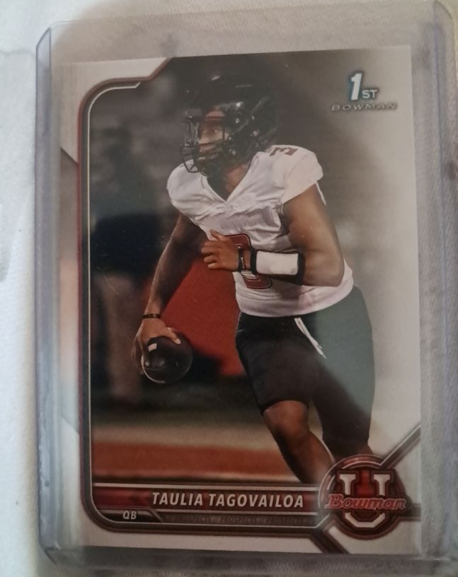 2022 Bowman University #32 Taulia Tagovailoa — front