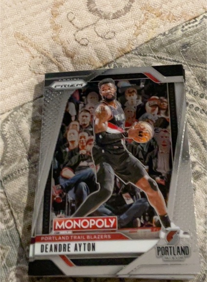 2024-25 Panini Prizm Monopoly #4 Deandre Ayton — front