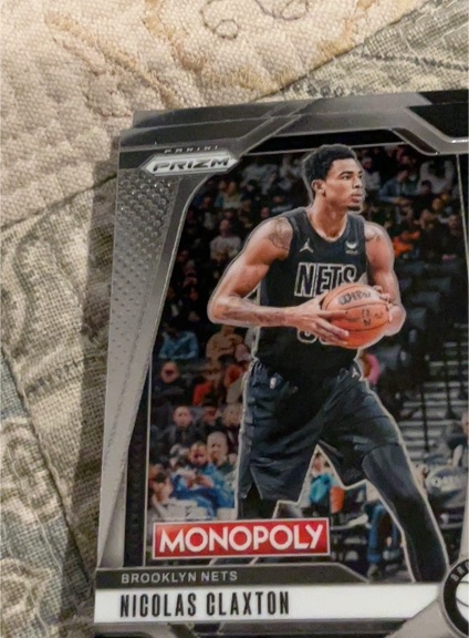 2024-25 Panini Prizm Nicolas Claxton — front