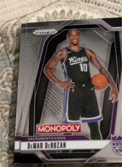2024-25 Panini Prizm Monopoly #38 DeMar DeRozan — front