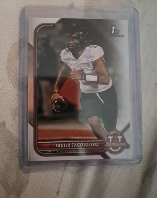 2022 Bowman University #32 Taulia Tagovailoa — front