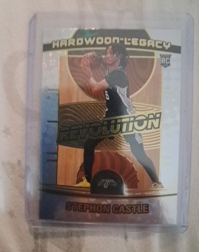 2024-25 Panini Revolution #24 Stephon Castle Hardwood Legacy RC — front