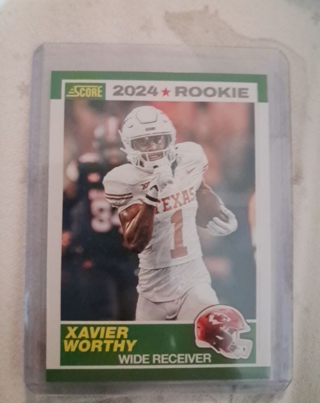 2024 Score #1 Xavier Worthy — front