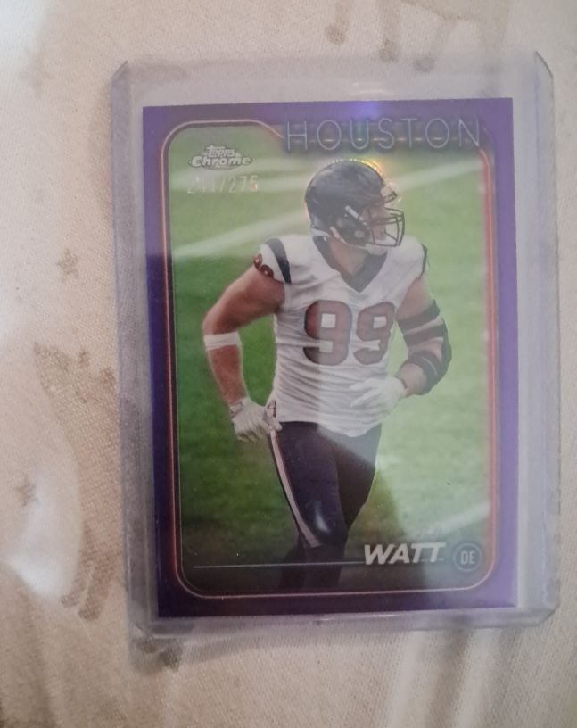 2024 Topps Chrome #82 J.J. Watt — front