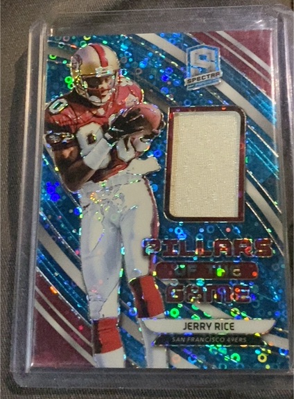 2019 Panini Spectra Pillars of the Game #Jerry Rice — front