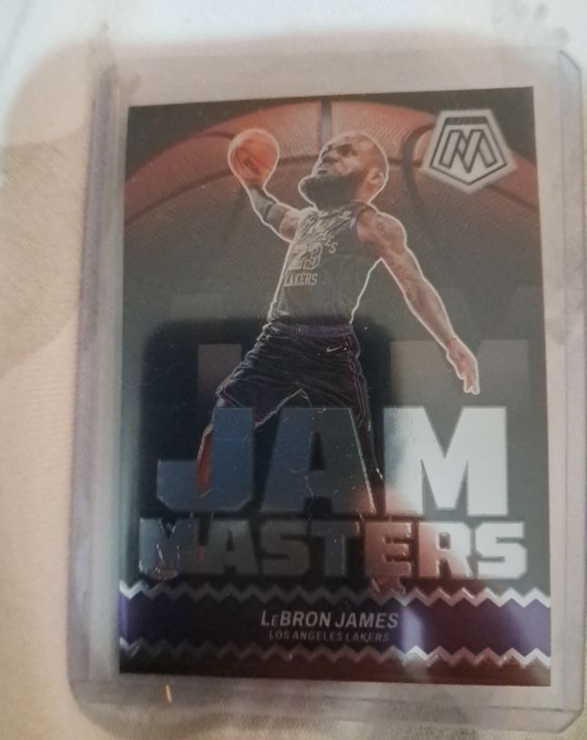 2023-24 Panini Mosaic #14 LeBron James Jam Masters — front