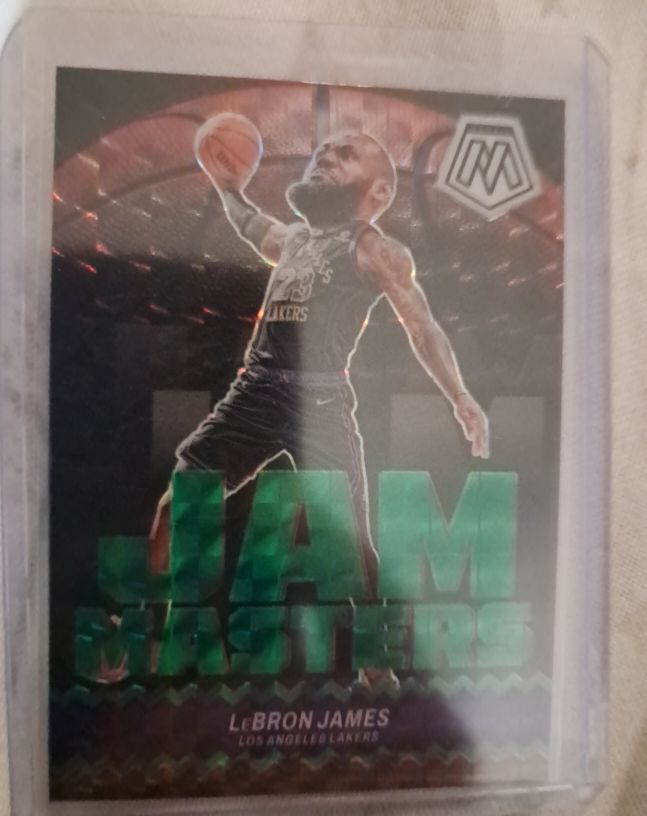 2023-24 Panini Mosaic #14 LeBron James Jam Masters — front