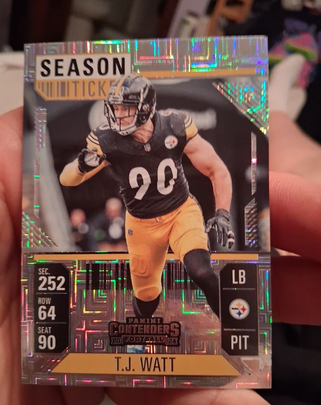 2024 Panini Contenders Season Ticket #83 T.J. Watt — front