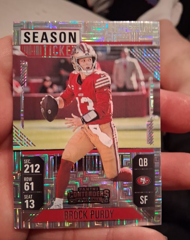 2024 Panini Contenders Season Ticket Mojo #88 Brock Purdy — front