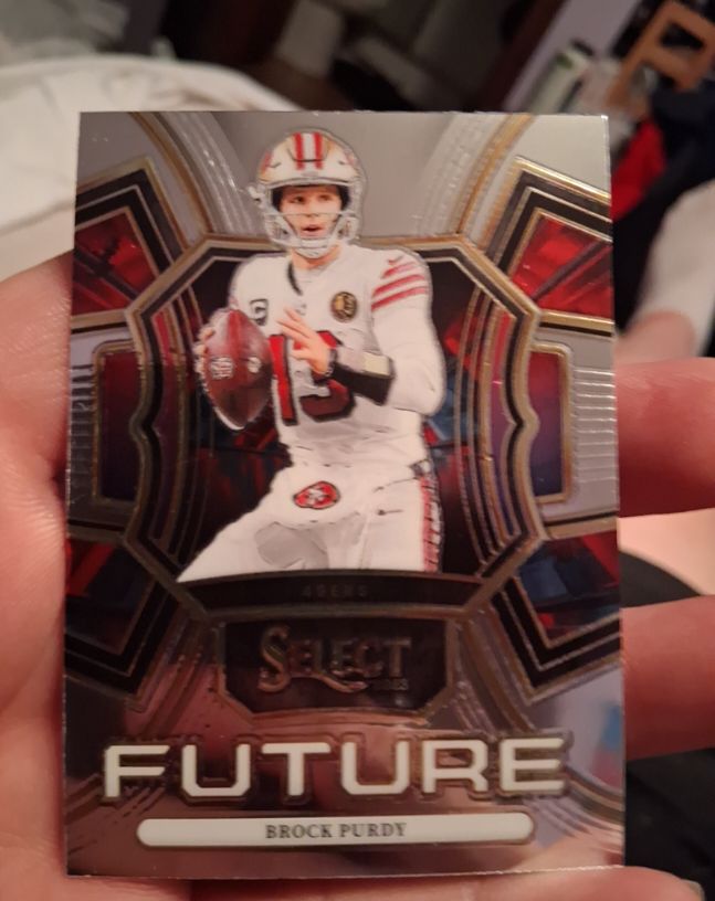 2023 Panini Select #FUT-BPU Brock Purdy — front