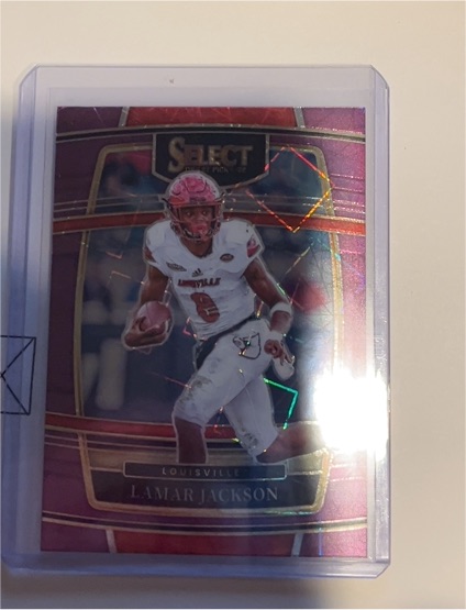 2022 Panini Select Draft Picks #44 Lamar Jackson — front