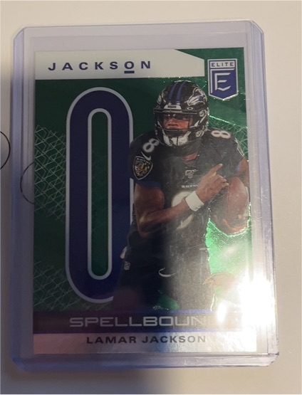 2020 Panini Donruss Elite #31 Lamar Jackson Spellbound — front