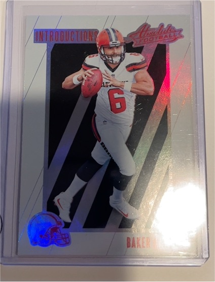2018 Panini Absolute Introductions #IN-BM Baker Mayfield — front