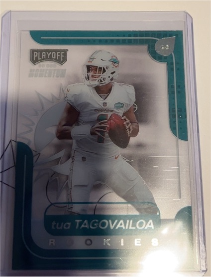 2020 Panini Chronicles Playoff Momentum #M-2 Tua Tagovailoa — front
