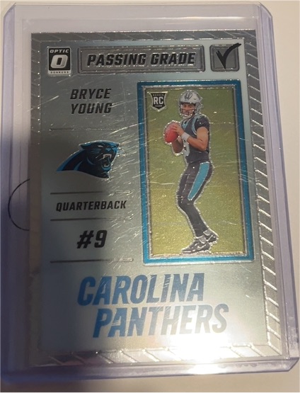 2023 Donruss Optic #PG-BY Bryce Young Passing Grade — front