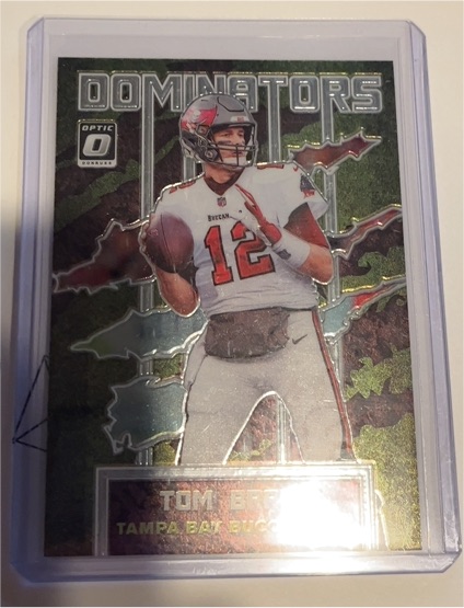 2020 Donruss Optic Dominators #DM-TB Tom Brady — front