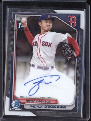2024 Bowman Chrome #CPA-NU Naoyuki Uwasawa — front