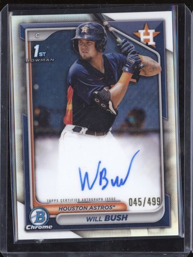 2024 Bowman Chrome #CPA-WB Will Bush — front