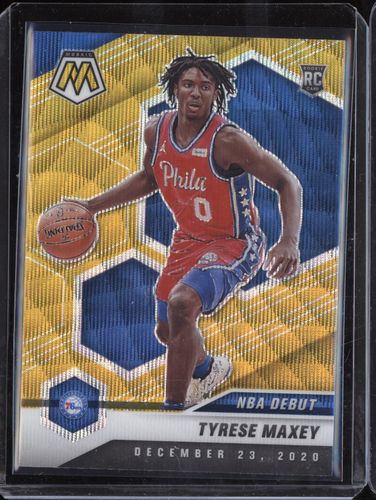 2020-21 Panini Mosaic #263 Tyrese Maxey — front