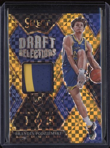 2023-24 Panini Select Draft Selections #DSM-BP Brandin Podziemski — front