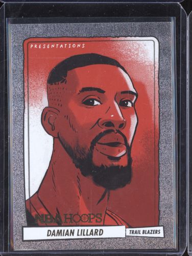 2023-24 Panini NBA Hoops #10 Damian Lillard Presentations — front