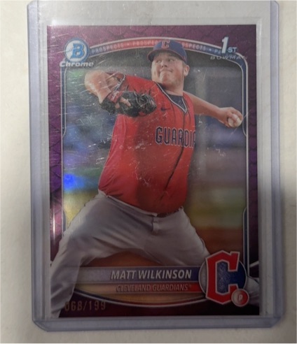 2025 Bowman Chrome #BCP-145 Matt Wilkinson — front