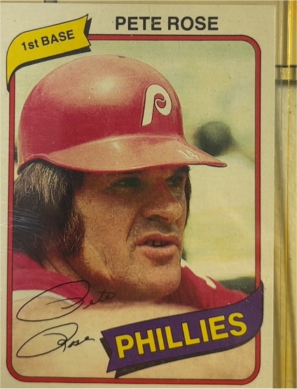 1980 Topps #540 Pete Rose Philadelphia Phillies — front
