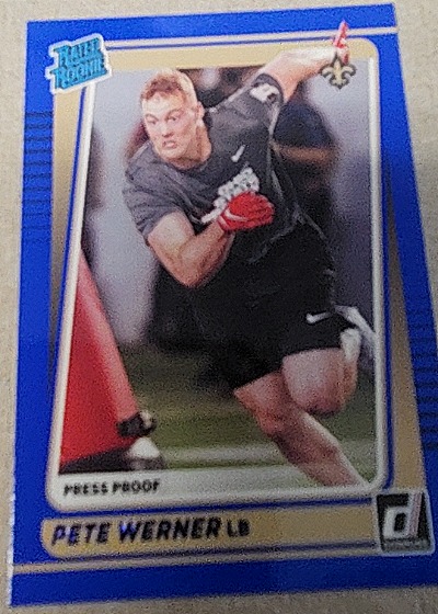 2021 Donruss #322 Pete Werner — front