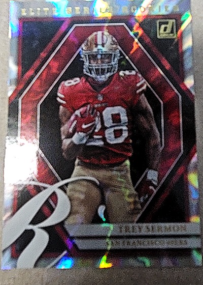 2021 Donruss Elite Series Rookies #ESR-TSE Trey Sermon — front