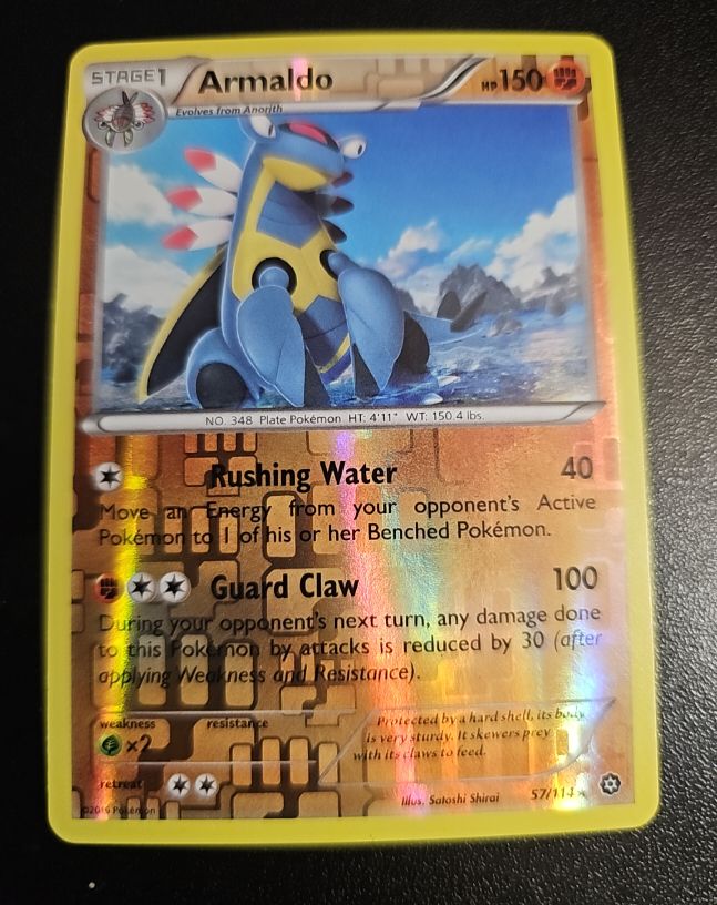 2016 Pokémon Steam Siege #57 Armaldo — front
