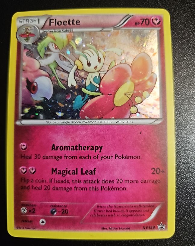 2016 Pokémon XY Black Star Promo #XY139 Floette — front