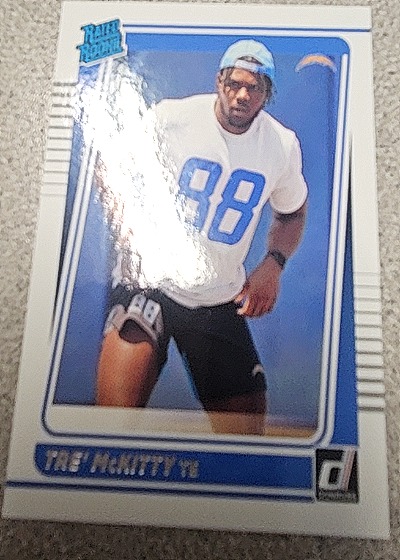 2021 Donruss #304 Tre' McKitty — front