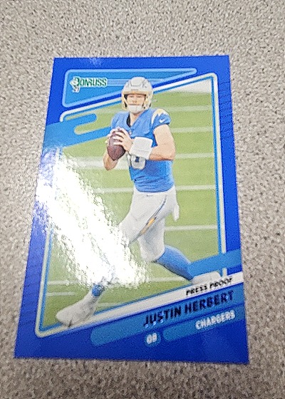 2021 Panini Donruss #70 Justin Herbert — front