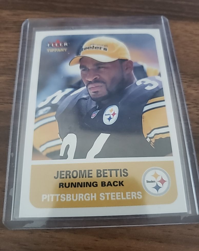 2002 Fleer Tiffany #35 Jerome Bettis — front
