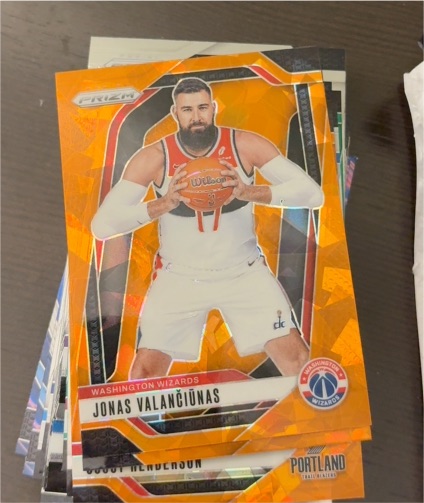 2024-25 Panini Prizm #76 Jonas Valanciunas — front